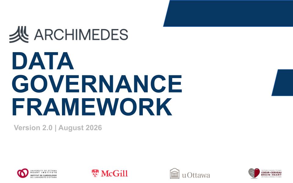 data governance framework banner